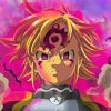 Nanatsu Seven Deadly Sins Meliodas Demon paint by number