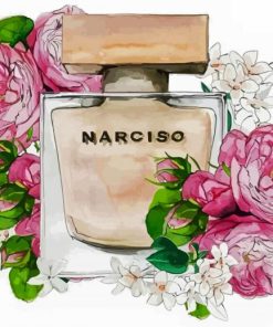 Narciso Fragrance paint by number