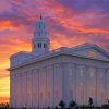 Nauvoo Temple paint by number