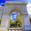 New York Washington Square Park paint by number