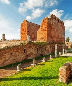 Ostia Antica Ruins paint by number