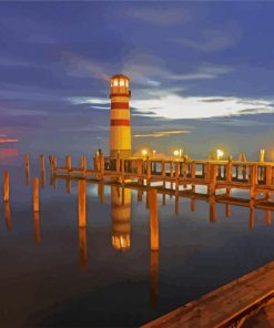 Podersdorf Am See Lighthouse paint by number