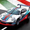 Porsch 911 Martini Car paint by number