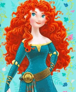 Princess Merida paint by number