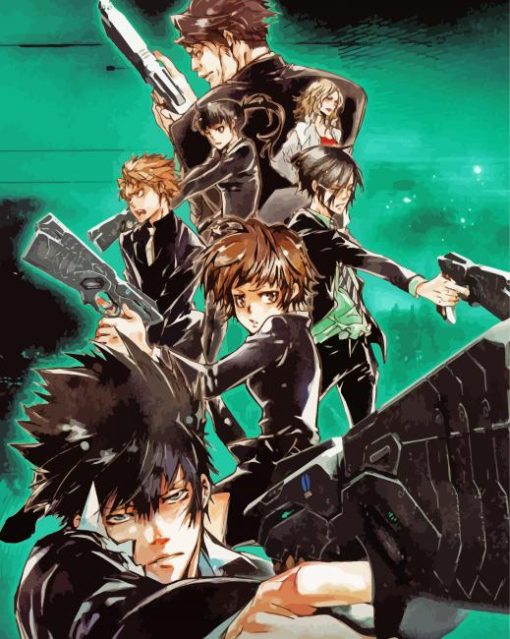 Psycho Pass paint by number