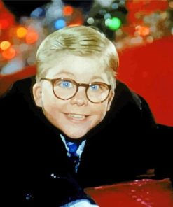 Ralphie From Christmas Story paint by number