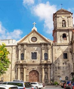 San Agustin Church Manila paint by numbers