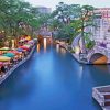 San Antonio River Walk paint by number