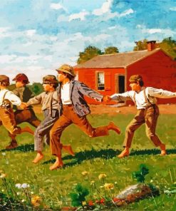 Snap The Whip Winslow Homer paint by number