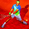 Tennis Player Nadal paint by numbers