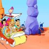 The Flinstones Family Art paint by numbers