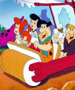 The Flinstones paint by numbers