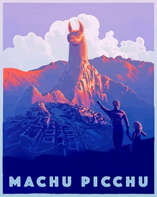 The Machu Picchu Poster paint by number