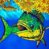 The Mahi Mahi Fish Art paint by numbers