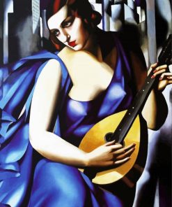 The Musician Tamra De Lempicka paint by numbers