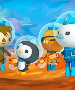 The Octonauts Friends paint by numbers