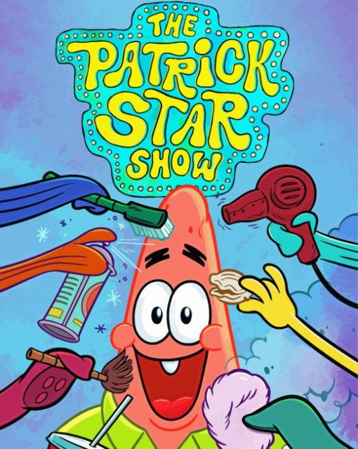 The Patrick Star Show paint by number