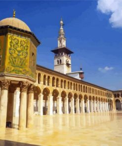 The Umayyad Mosque Damascus paint by number