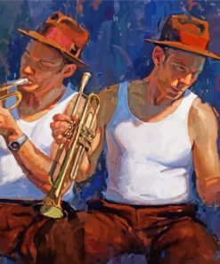 The Trumpet Players paint by number