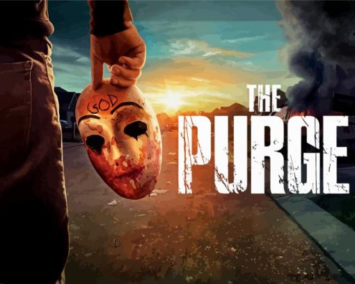 The Purge Movie Poster paint by number