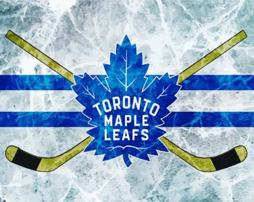 Toronto Maple Leafs Ice Hockey paint by numbers