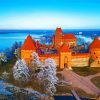 Trakai Island Castle paint by numbers