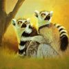 Two Lemur paint by numbers