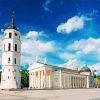 Vilnius Cathedral Lithuania paint by numbers