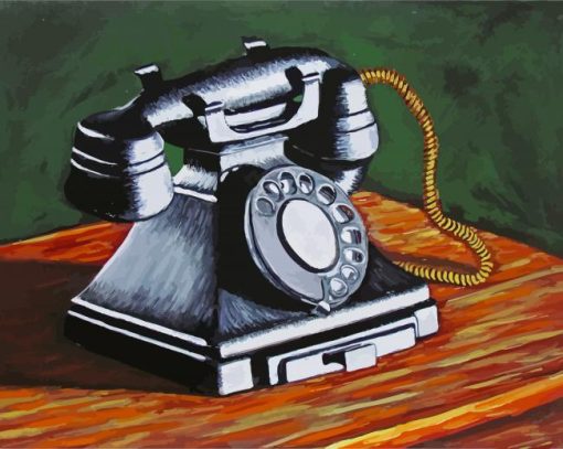 Vintage Phone paint by number