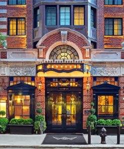 Walker Hotel Greenwich Village New York paint by number