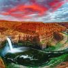 Washington Palouse Waterfall paint by numbers