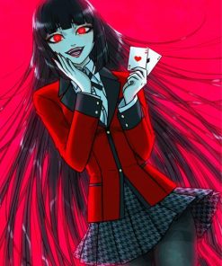 Yumeko Jabami Kakegurui Anime paint by number