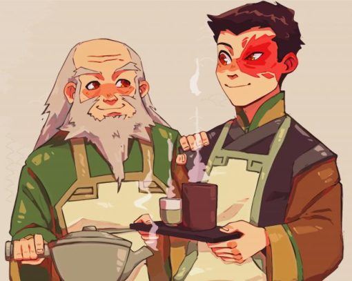 Suko And Iroh paint by numbers