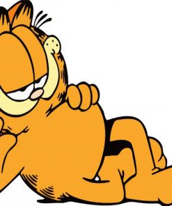 Aesthetic Garfield paint by number