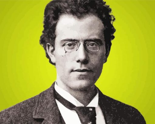 Aesthetic Gustav Mahler paint by number