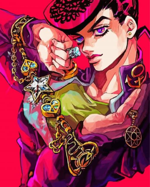 Aesthetic Jojos Bizarre Adventure paint by number