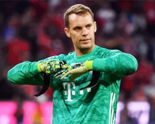 Aesthetic Manuel Neuer paint by number