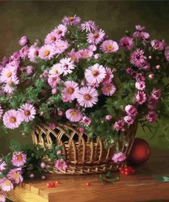 Basket Of Flowers paint by number