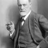 Black And White Sigmund Freud paint by number