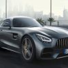 Black Mercedes Amg Gt Car paint by number