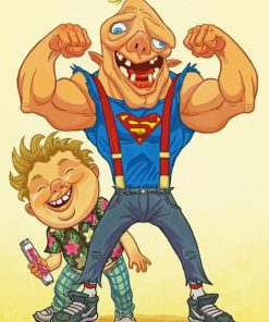 Chunk And Sloth The Goonies paint by number