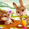 Cute Bunnies paint by number