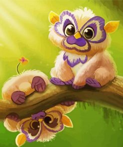 Cute Monkeys paint by number