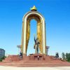 Dushanbe Somoni Monument paint by number