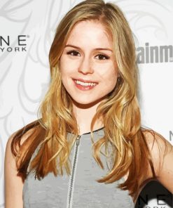 Erin Moriarty paint by number