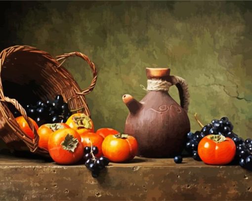 Fruits Still Life paint by number