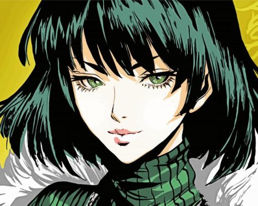 Fubuki Manga Girl paint by number