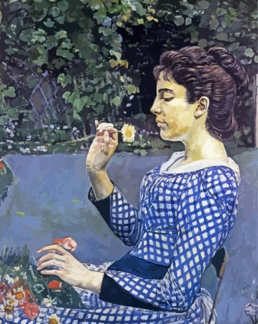 Helene Weigle Portrait Hodler Art paint by number