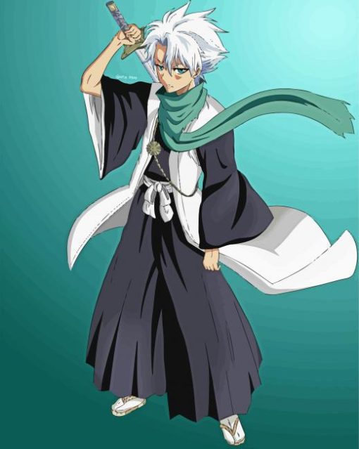 Hitsugaya Bleach Anime paint by number