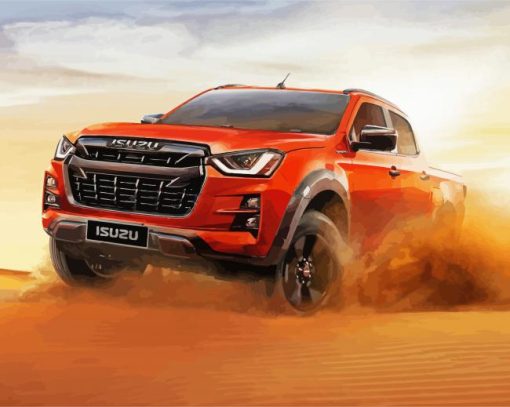 Isuzu D Max Car paint by numbers